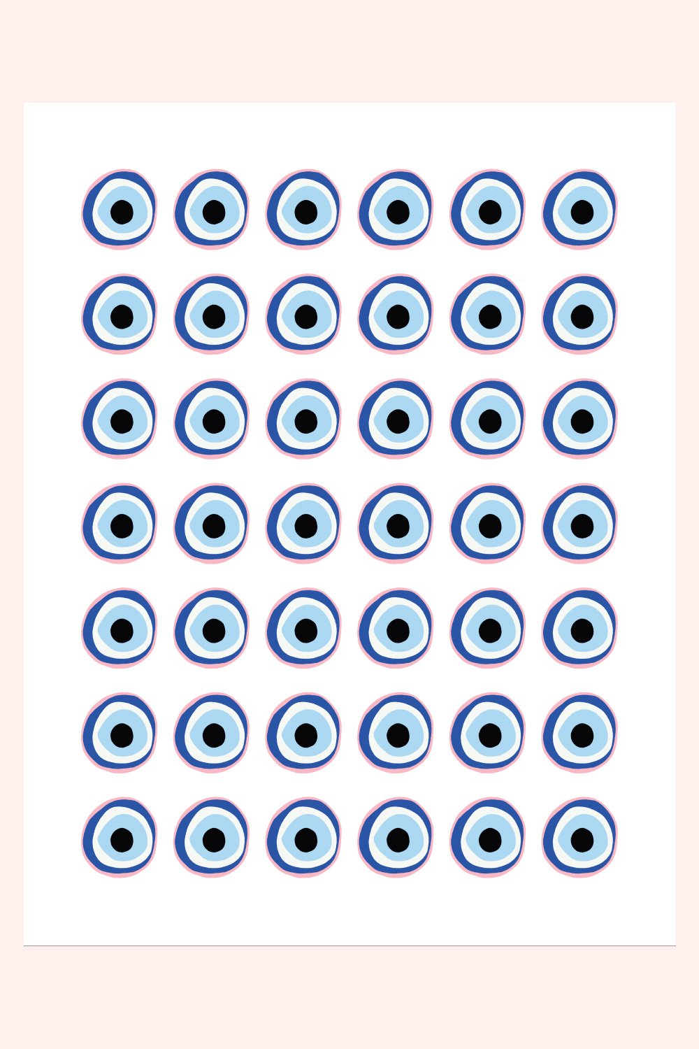 DIY Evil Eye Stickers - Maritza Lisa